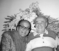 Gino Covili con Gianni Raviele