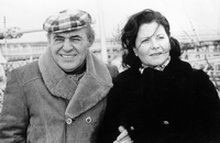 Gino Covili con la moglie Albertina